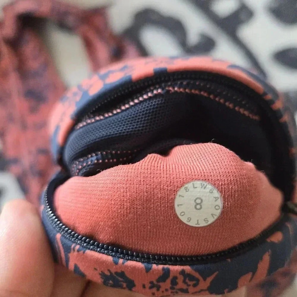 Lululemon‎ Final Lap Crop TIGHTS SZ 8 *23" Efflorescent Dark Canyon Onyx Blue - Picture 6 of 6